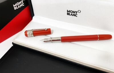Refurbished Montblanc 118232 Heritage Rouge Et Noir Spider Medium Fountain Pen – Coral