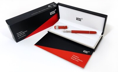 Refurbished Montblanc 118232 Heritage Rouge Et Noir Spider Medium Fountain Pen – Coral