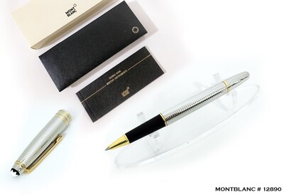 Montblanc Meisterstuck Solitaire Silver Barley Rollerball Pen