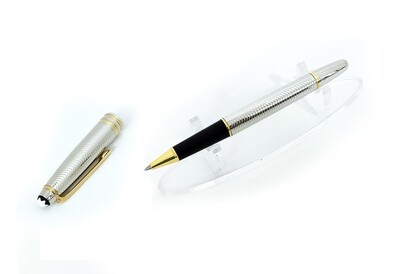 Montblanc Meisterstuck Solitaire Silver Barley Rollerball Pen