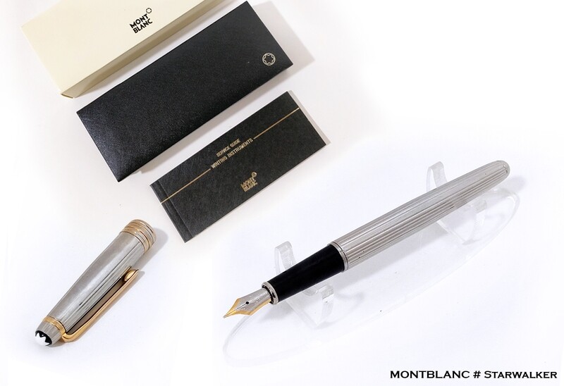Montblanc Solitaire Sterling Silver 164​ Fountain | Ink Pen​ - Refurbished