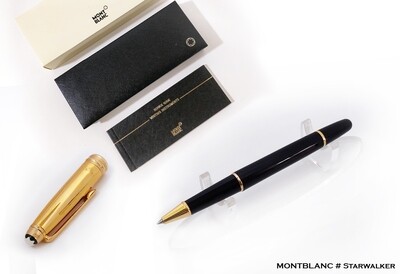 Montblanc ​Meisterstuck Solitaire Doue 925​ Black | Gold Rollerball Pen
