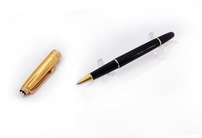 Montblanc ​Meisterstuck Solitaire Doue 925​ Black | Gold Rollerball Pen