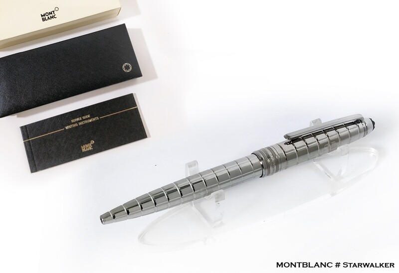 Montblanc Meisterstuck Solitaire Platinum-Plated Facet Ballpoint Pen - 38248