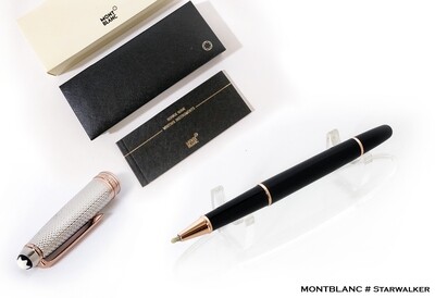 Montblanc Meisterstück Doué Geometry Classique Rollerball Pen With Copper Trims - Refurbished​