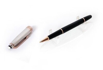 Montblanc Meisterstück Doué Geometry Classique Rollerball Pen With Copper Trims - Refurbished​