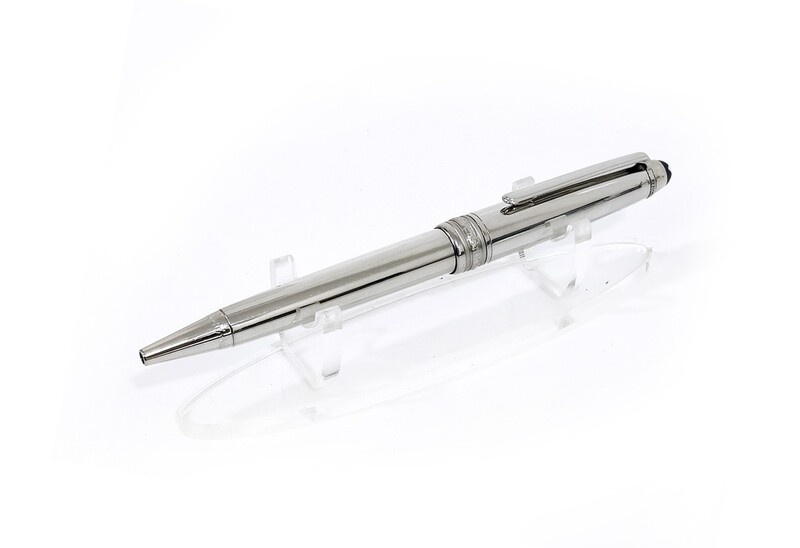 Montblanc Meisterstuck Solitaire Royal Steel Ballpoint Pen - Refurbished