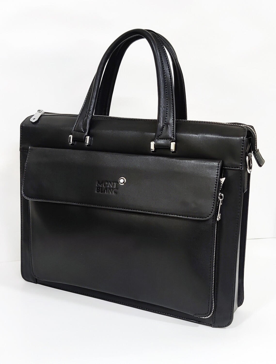 Montblanc Unisex Laptop Shoulder Bag - Black