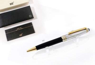 Montblanc Meisterstuck Solitaire 163 Doue Sterling Silver Ballpoint Pen - Refurbished