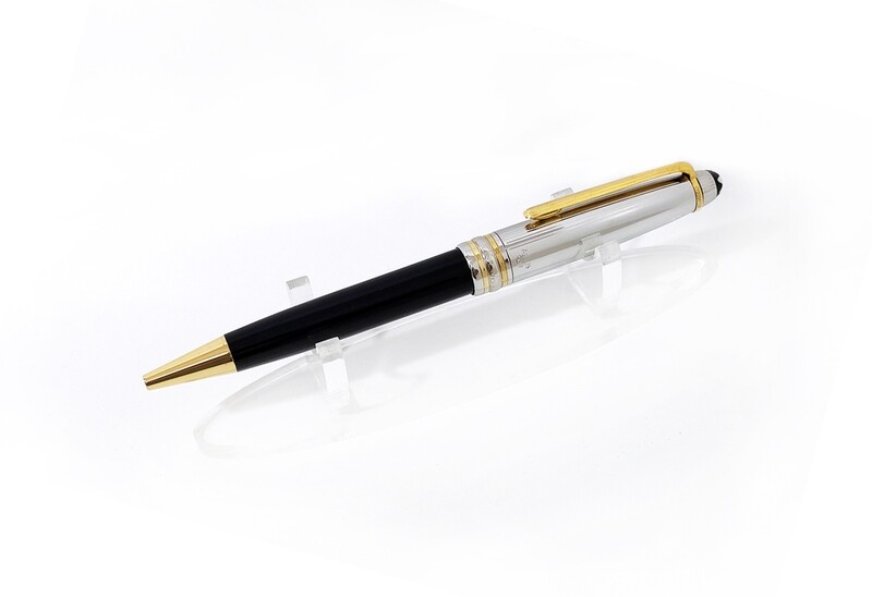 Montblanc Meisterstuck Solitaire 163 Doue Sterling Silver Ballpoint Pen - Refurbished