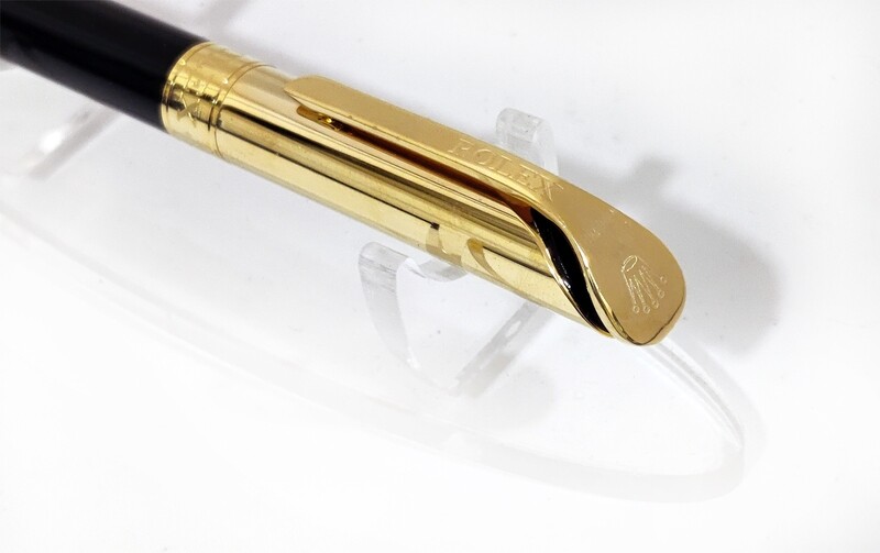 Beautifully Crafted Rolex Black | Gold​ Masterpiece Collection Ballpoint Pen - Refurbished