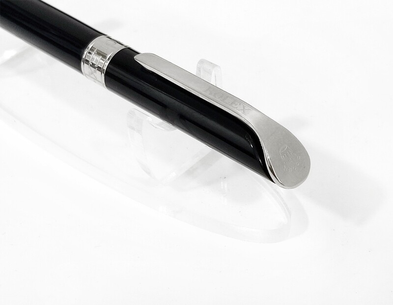 Beautifully Crafted Rolex Full Black with Silver Clip​ Masterpiece Collection Ballpoint Pen - Refurbished