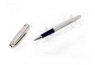 Refurbished Montblanc Meisterstuck 163 Stainless Steel Rollerball Pen