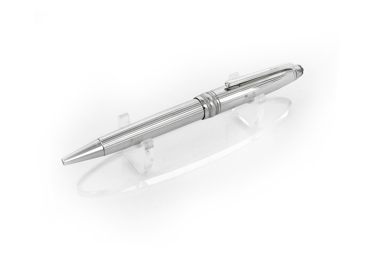 Montblanc Meisterstuck 163 Full Silver Ballpoint Pen