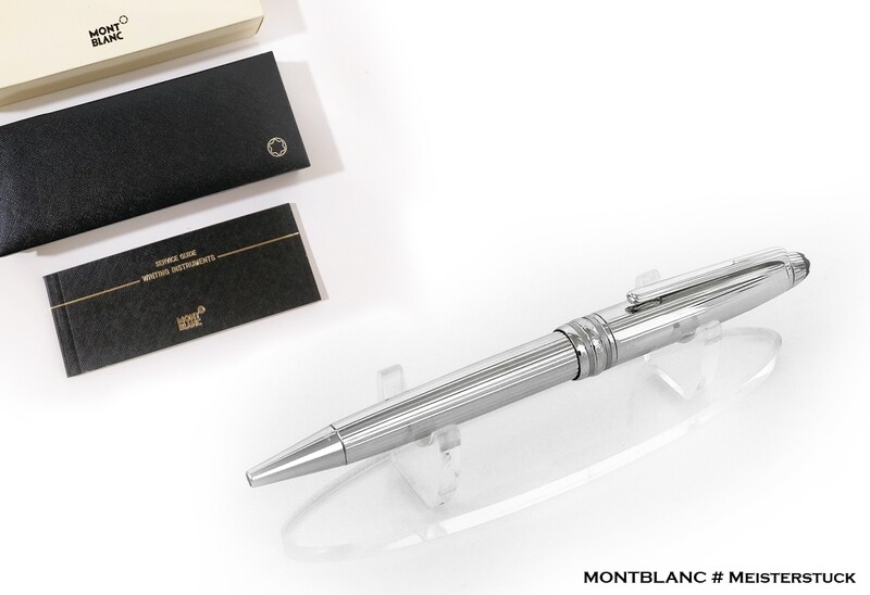 Montblanc Meisterstuck 163 Full Silver Ballpoint Pen