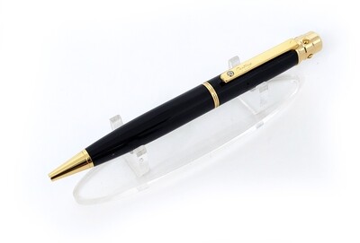 Santos De Cartier "Black Composite Body And Cap​" Ballpoint Pen - Refurbished