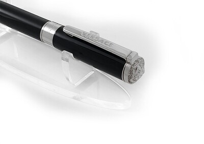 Versace VRJCA0123 Olympia Black Silver Ballpoint Pen​ - Refurbished