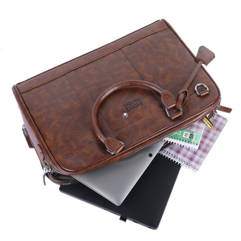 Montblanc Unisex Business Document Laptop Bag | Briefcase | Case
