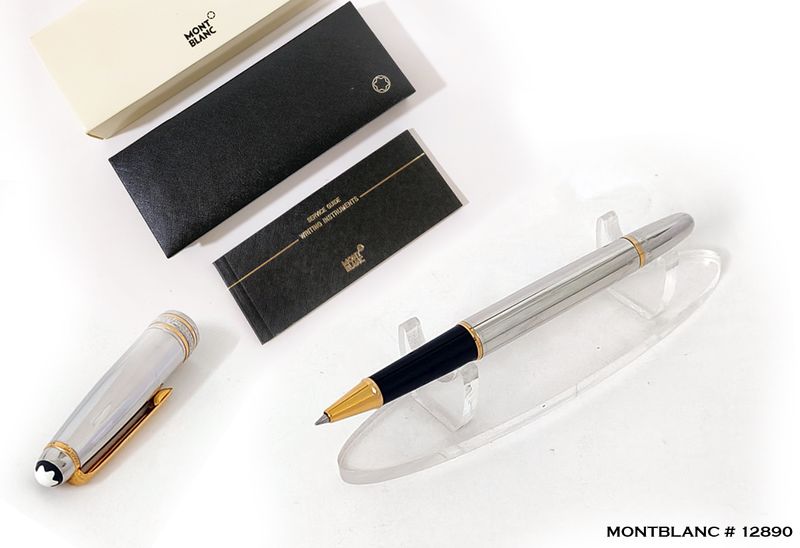 Montblanc Meisterstück Solitaire Platinum Classique 163 Rollerball Pen - Refurbished