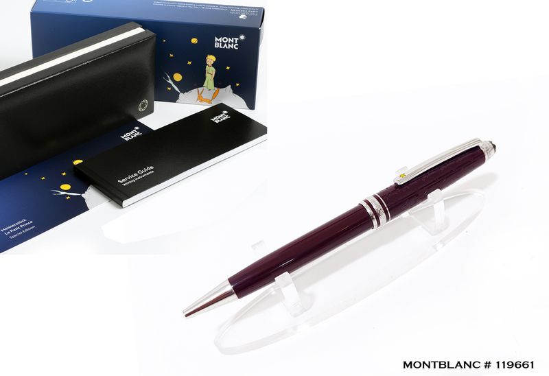 Montblanc Meisterstück Le Petit Prince Classique Resin Burgundy​ Ballpoint Pen​ - Refurbished