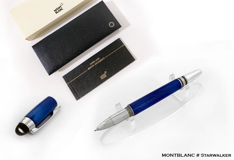 Montblanc Starwalker Cool Blue 09978​ FINELINER Rollerball Pen ​ - Refurbished
