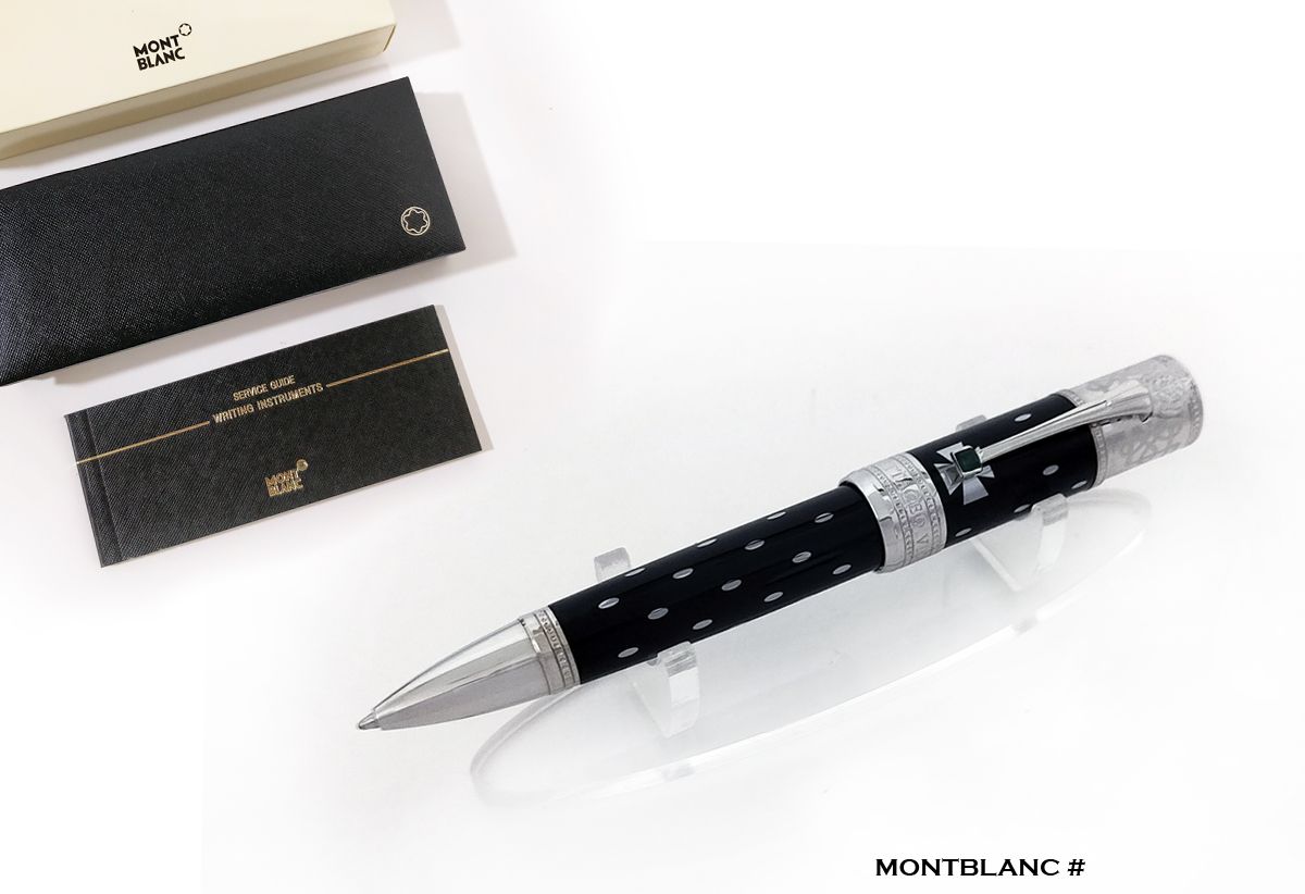 Montblanc Limited Edition 2010 Im Elisabeth Black / Silver Ballpoint Pen