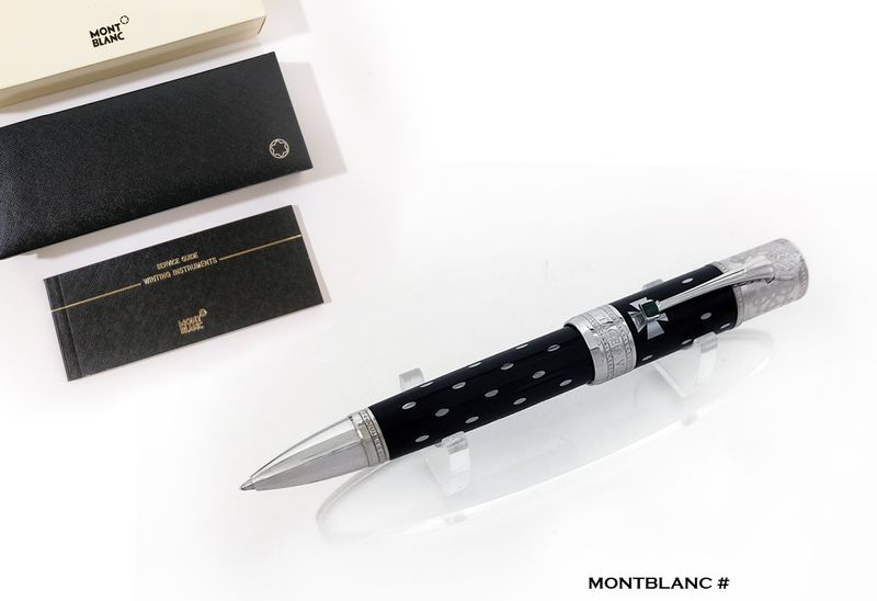 Montblanc Limited Edition 2010 Im Elisabeth Black / Silver Ballpoint Pen