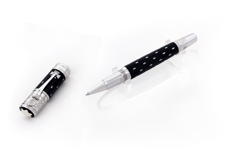Montblanc Limited Edition 2010 Im Elisabeth Black / Silver Rollerball Pen