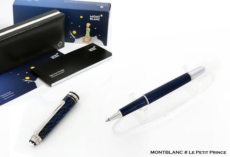 Montblanc Meisterstück Le Petit Prince 118057​ Classique Resin Blue Rollerball Pen - Refurbished