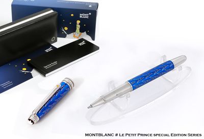 Montblanc Meisterstück Solitaire Le Petit Prince 163 Blue​ Rollerball Pen​ - Refurbished