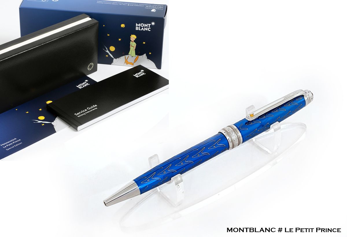 Montblanc Meisterstück Solitaire Le Petit Prince 163 Blue​ Ballpoint Pen​ - Refurbished