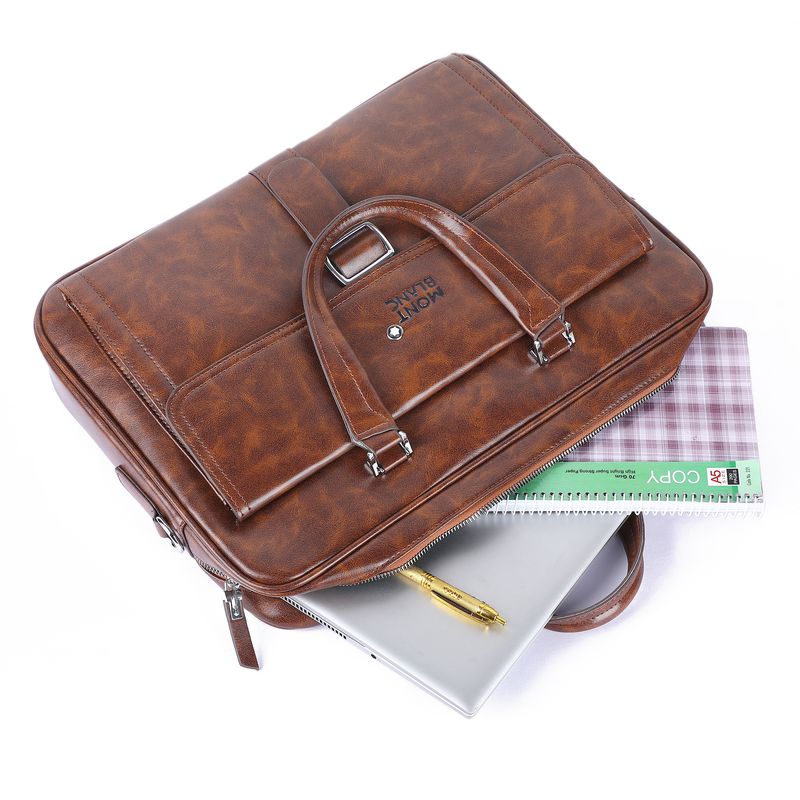 Montblanc Unisex Business Document 15.6-inch Laptop Bag | Case | Briefcase