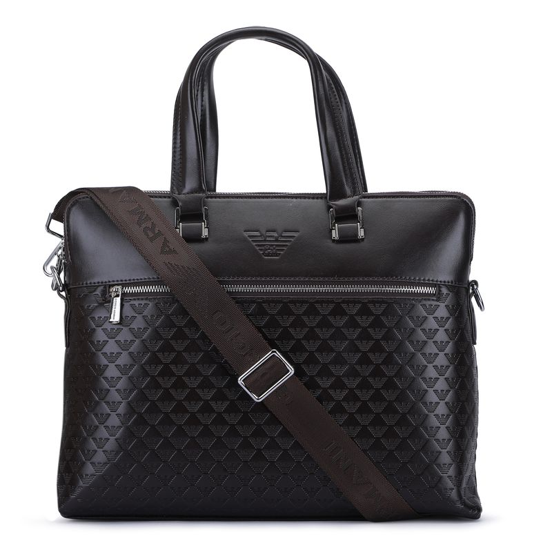 Armani Unisex Business Document 15.6-inch Laptop Bag | Case | Briefcase - Black