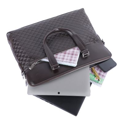 Armani Unisex Business Document 15.6-inch Laptop Bag | Case | Briefcase - Black