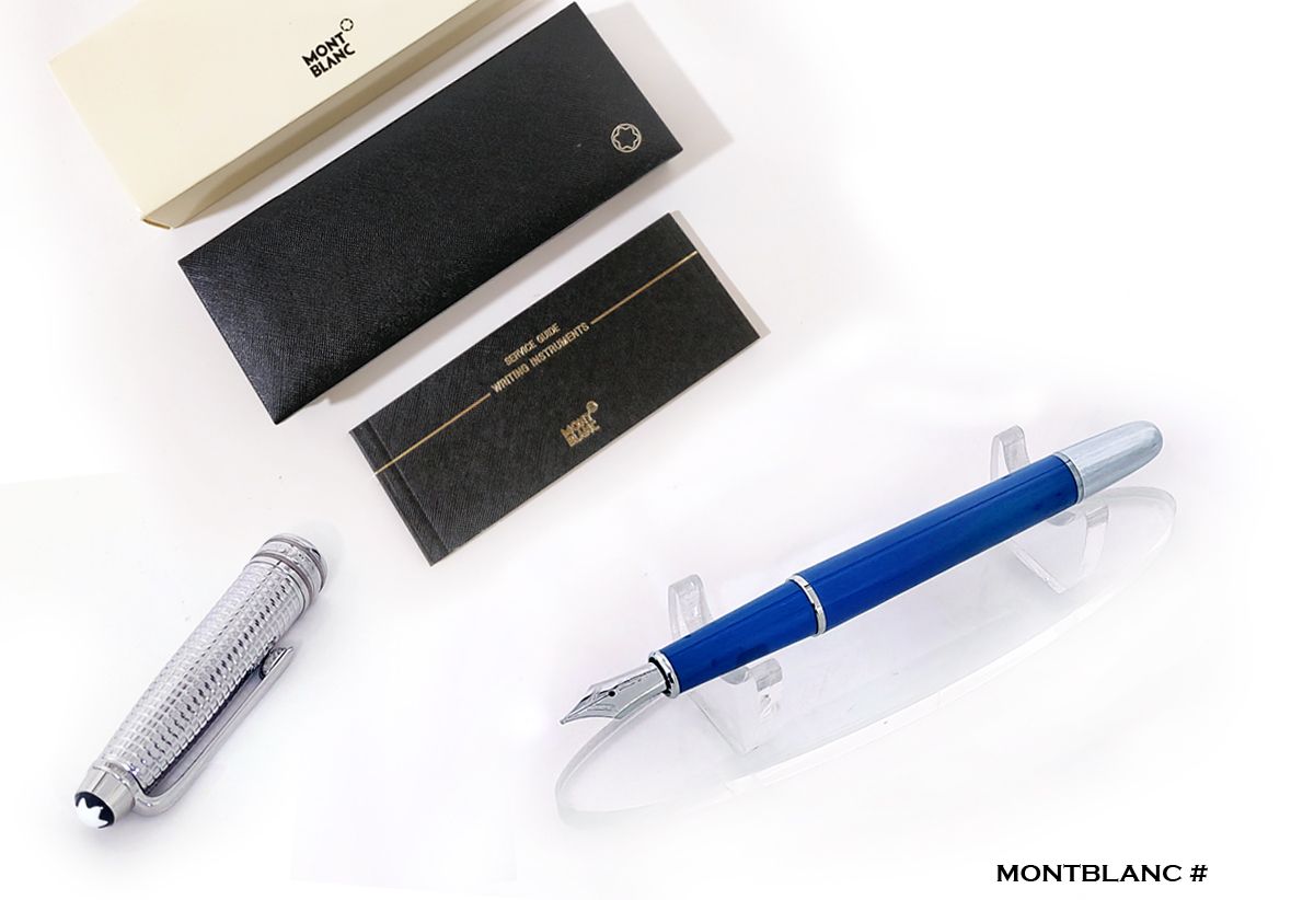 Montblanc Meisterstuck Glacier Doue Classique Fountain | Ink Pen - Refurbished