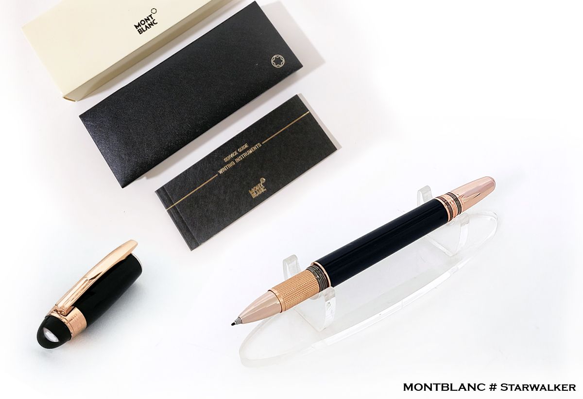 Montblanc Starwalker 105652 Red Gold Resin Fineliner Pen - Refurbished