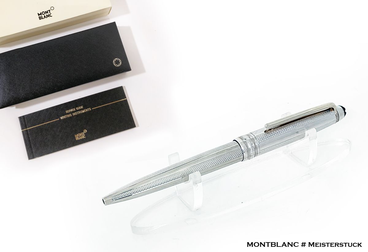 Montblanc Meisterstuck Solitaire 163 Ballpoint Pen with Silver Trim - Refurbished