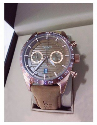 Brand New Tissot "PRS516" Brown Dial Chronograph Date Watch for Men’s