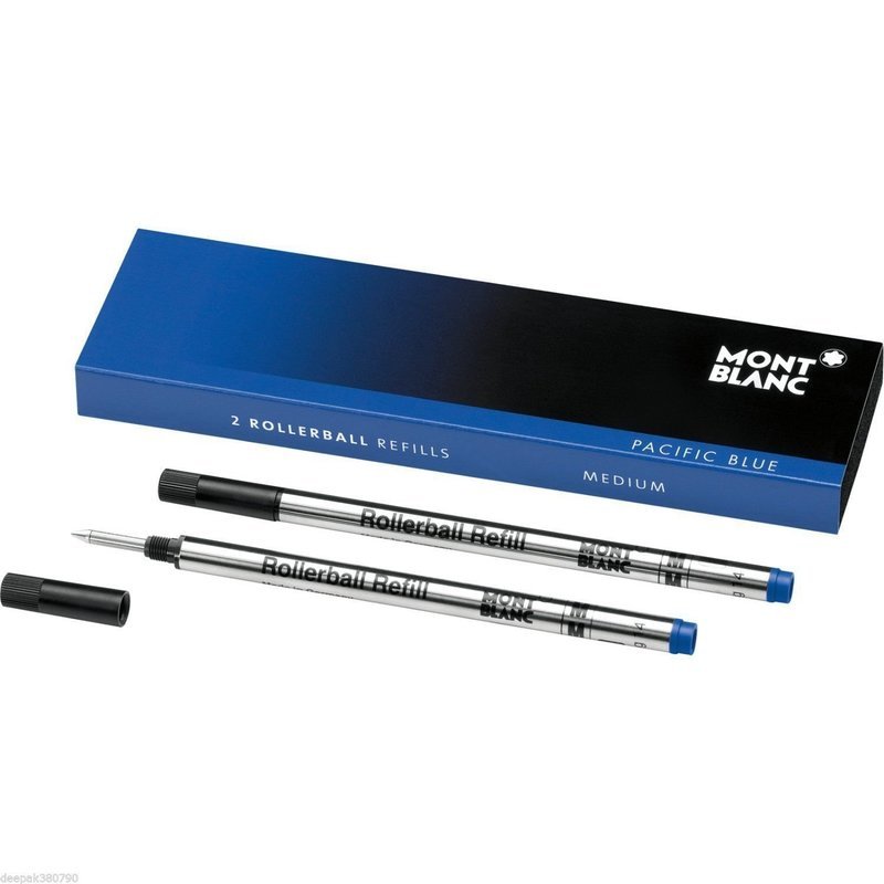 Mont blanc Rollerball Refills (M) Pacific Blue - Imported