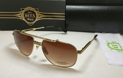 Dita Golden Frame Brown Lenses For Men&#39;s Sunglasses