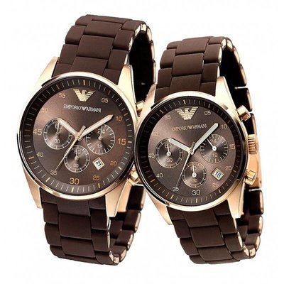 armani couple watches