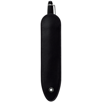 2X Montblanc Meisterstuck 1 Pen Black Sleeve | Pouch | Sleeve - 101871