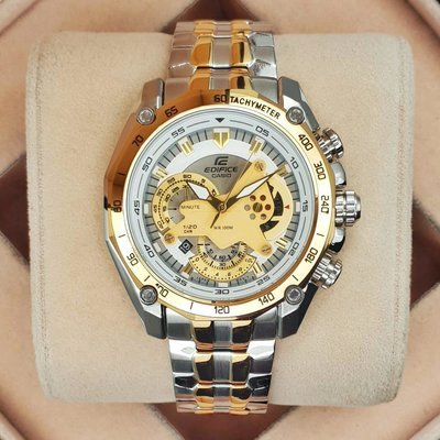 New Casio Edifice EF-550FG-9avdf Gold Edition Chronograph Men&#39;s Watch - Imported