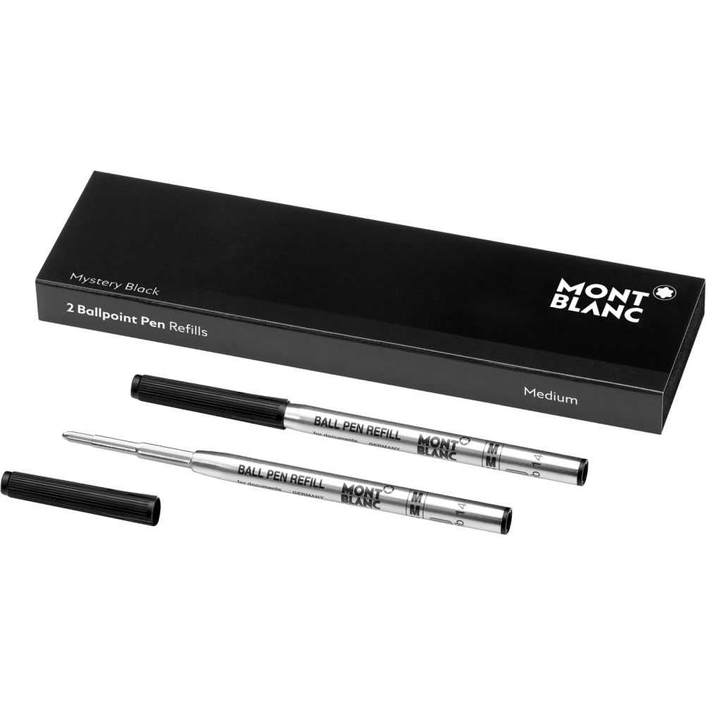 Mont blanc Ballpoint Pen Refill (M) Mystery Black - Imported