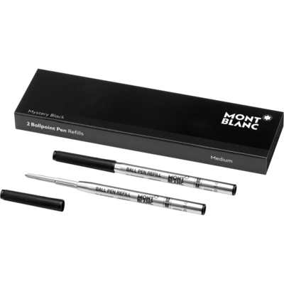 Mont blanc Ballpoint Pen Refill (M) Mystery Black - Imported