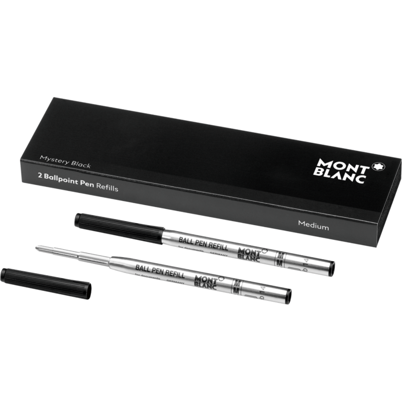 Mont blanc Ballpoint Pen Refill (M) Mystery Black - Imported