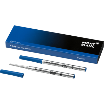Mont blanc Ballpoint Pen Refills (M) Pacific Blue - Imported