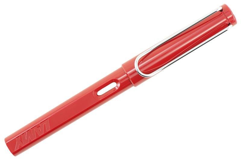 LAMY Safari | Medium Nib | Fountain Pen With Convertor - Red