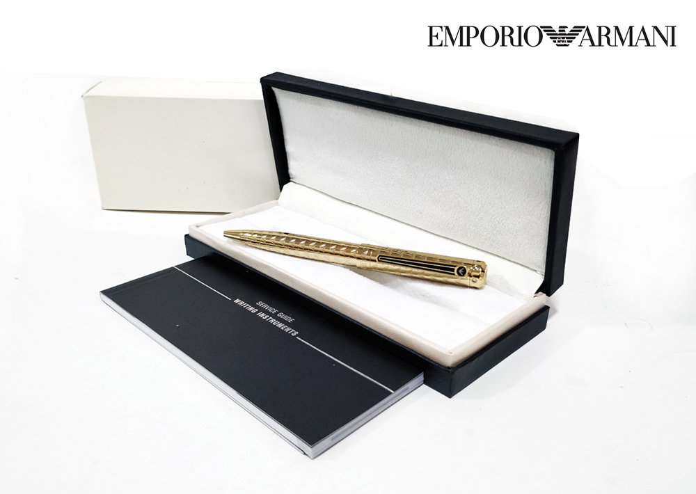 Beautifully Crafted Emporio Armani​ Full Gold Limited Edition​ Ballpoint Pen  - Imported