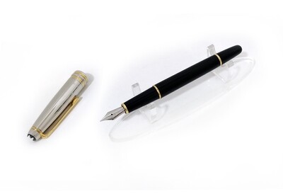 Montblanc Meisterstuck Solitaire AG925 Sterling Silver 163 Doue ​Fountain | Ink Pen - Refurbished